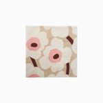 Servíettur UNIKKO beige/pink