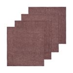 Tauservíetta HALE 4/pk 35x35 cm chestnut