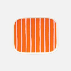 Diskur PICCOLO 15x12 hvít/bleik/appelsín