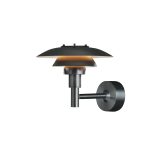 PH 3-2 1/2 Útivegglampi 20W svartur V2