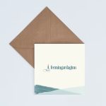 Kort Á FERMINGARDAGINN 13x13