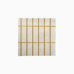 Servíettur TIILISKIVI beige/gold