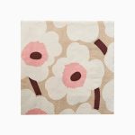 Servíettur UNIKKO beige/pink