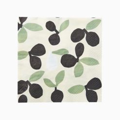 Servíettur OMPPO black/green