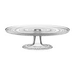 Kökudiskur á fæti KASTEHELMI 31cm glær