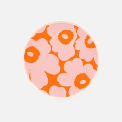 Disku UNIKKO 20 cm hvít/bleik/appelsín