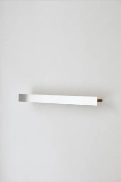 Hilla GALLERY 80cm brushed steel/oak