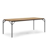 Borð VIG WOOD 90x200 H76 svart