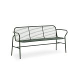 Bekkur VIG DINING L164 H46 dökkgrænn