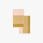 Handklæði 2/pk 30x50 Blush/Olive