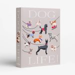 Myndaalbúm DOGS útsaumað,  beige multi