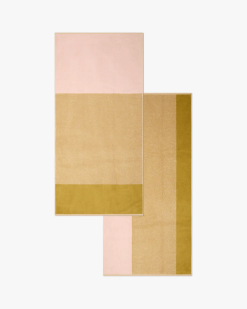 Handklæði 2/pk 70x140 Blush/Olive