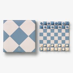 Spil REVERRA CHESS beige/blue