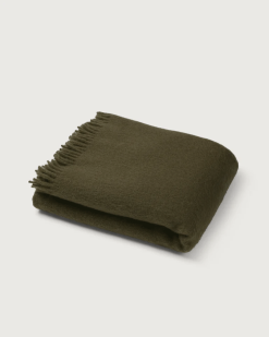 Teppi CLOUD Mohair 130x180 Dark Olive