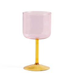 Vínglas TINT 25cl 2/pk bleik/gul