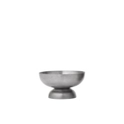 Skál á fæti TUMBLED Ø:10 x H:6 cm stál