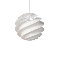 SWIRL 3 Hengilampi M hvítur