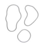 Hitaplatti POND 3/pk aluminium