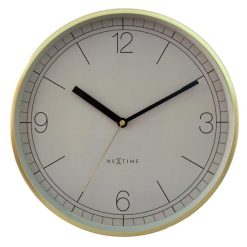 Veggklukka NOVA Ø30 beige