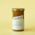 Karamellusósa í glerkrukku Passionfruit