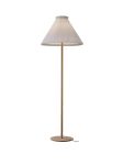 328 LK80 Gólflampi ljós eik, brass