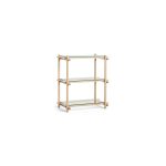 Hilla WOODY LOW 3 hillur, Clear glass