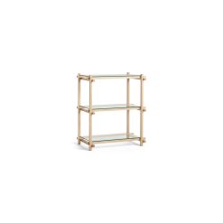 Hilla WOODY LOW 3 hillur, Clear glass