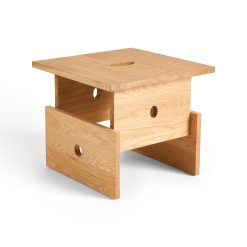 Borð WOOD BOX 40x40 H35 eik/olía