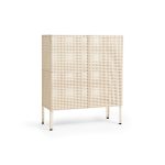 Skápur PERFORATED FLOOR M eggshell