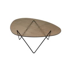 Borð PEDRERA COFFEE 106x86 Bronzed struc
