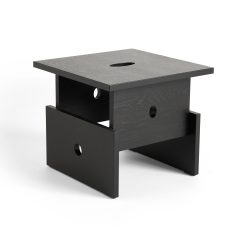 Borð WOOD BOX 40x40 H35 svart