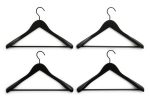 Herðatré SMOOTH COAT WIDE m/slá 4/pk sv.