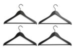 Herðatré SMOOTH COAT SLIM m/slá 4/pk sv.