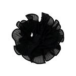 Hárteygja SWIRL SCRUNCHIE, black