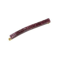 Hárspenna BOBBY PIN, bordeaux glitter
