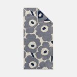Handklæði UNIKKO 70x150 off-wh/blueberry