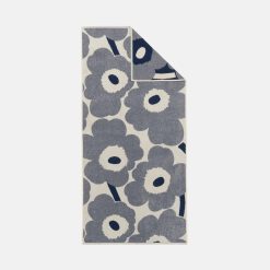 Handklæði UNIKKO 70x150 off-wh/blueberry