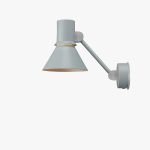 80 W2 Vegglampi, Grey Mist
