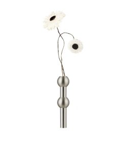 Vasi STOFF Nagel brushed chrome