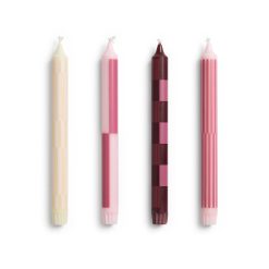 Kerti PATTERN 4/pk pink/bordeaux