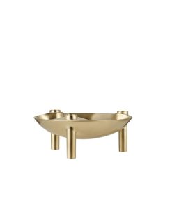 Skál STOFF Nagel brushed brass
