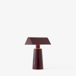 CARET Borðlampi Portable Dark Burgundy